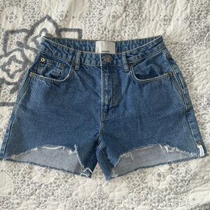 One Teaspoon Legends Blue Rivera Jean Shorts